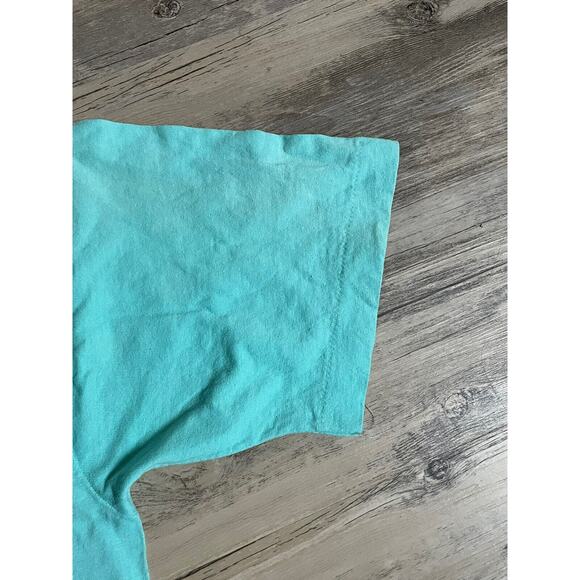 Vtg Cotton Queen Contest T-Shirt Texas Large Blue Single Stitch USA Made Tee 80s - Picture 6 of 8